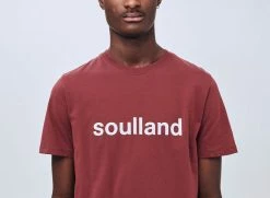 APPAREL SOULLAND CHUCK T-SHIRT BURGUNDY