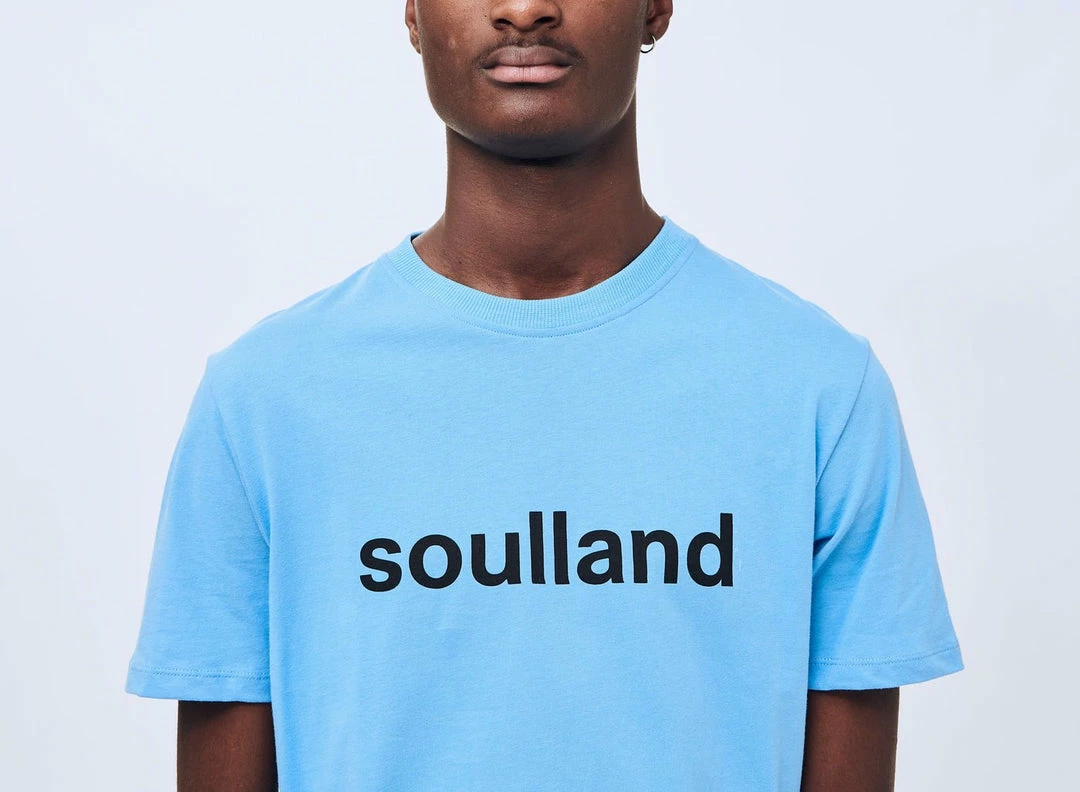 APPAREL SOULLAND CHUCK T-SHIRT LIGHT BLUE 5 APPAREL SOULLAND CHUCK T-SHIRT LIGHT BLUE