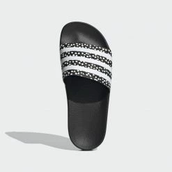 ADIDAS ADILETTE CORE BLACK SNEAKERS