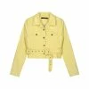 APPAREL DAILY PAPER YELLOW OSTRICH KALAT BLAZER