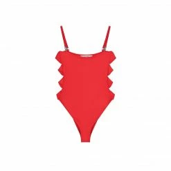 DAILY PAPER KEEVA SWIMSUIT RED APPAREL