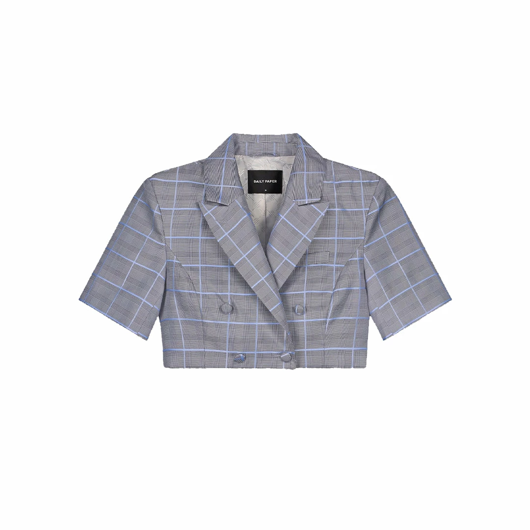 DAILY PAPER KALENA BLAZER BLUE CHECK 3 DAILY PAPER KALENA BLAZER BLUE CHECK