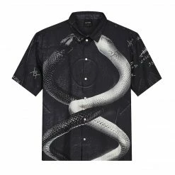 DAILY PAPER LAIR SS SHIRT BLACK SNAKES