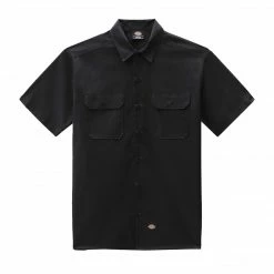 DICKIES S/S WORK SHIRT BLACK NEW ARRIVALS