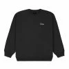 DIME CLASSIC SMALL LOGO CREWNECK BLACK NEW ARRIVALS 2 DIME CLASSIC SMALL LOGO CREWNECK BLACK NEW ARRIVALS