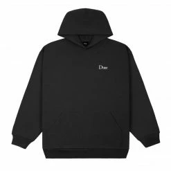 NEW ARRIVALS DIME CLASSIC SMALL LOGO HOODIE BLACK
