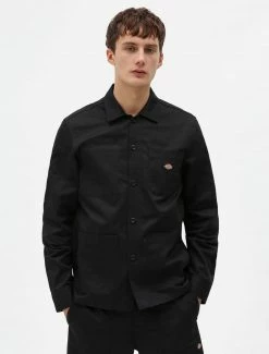 DICKIES L/S WORK SHIRT BLACK NEW ARRIVALS
