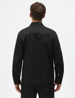 DICKIES L/S WORK SHIRT BLACK NEW ARRIVALS