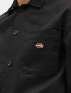 DICKIES L/S WORK SHIRT BLACK NEW ARRIVALS