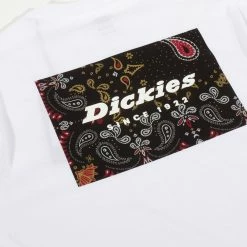 NEW ARRIVALS DICKIES WHITE REWORKED T-SHIRT