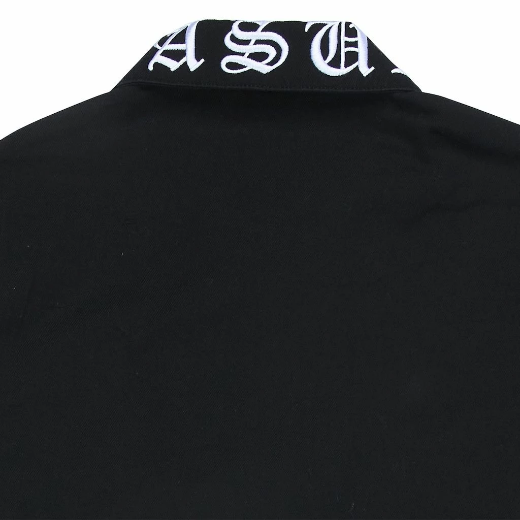 PLEASURES SLASHER WORK JACKET BLACK APPAREL 7 PLEASURES SLASHER WORK JACKET BLACK APPAREL