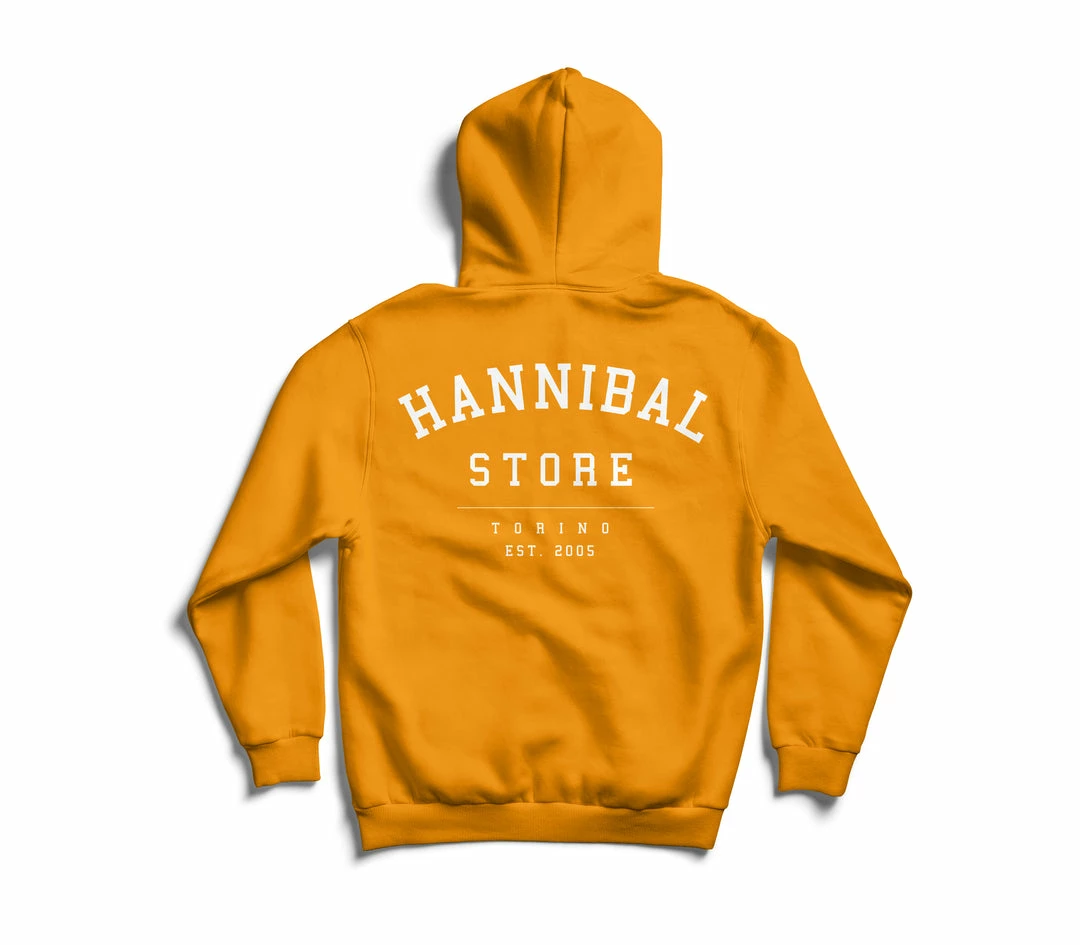 HANNIBAL SPECIALS HANNIBAL STORE CLASSIC HOODIE ORANGE 4 HANNIBAL SPECIALS HANNIBAL STORE CLASSIC HOODIE ORANGE