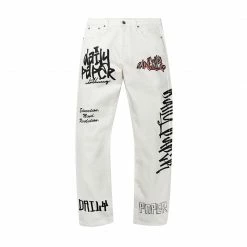 Cheap Hannibal Store 24 NEW ARRIVALS DAILY PAPER - OFF WHITE MOUSSA PANTS