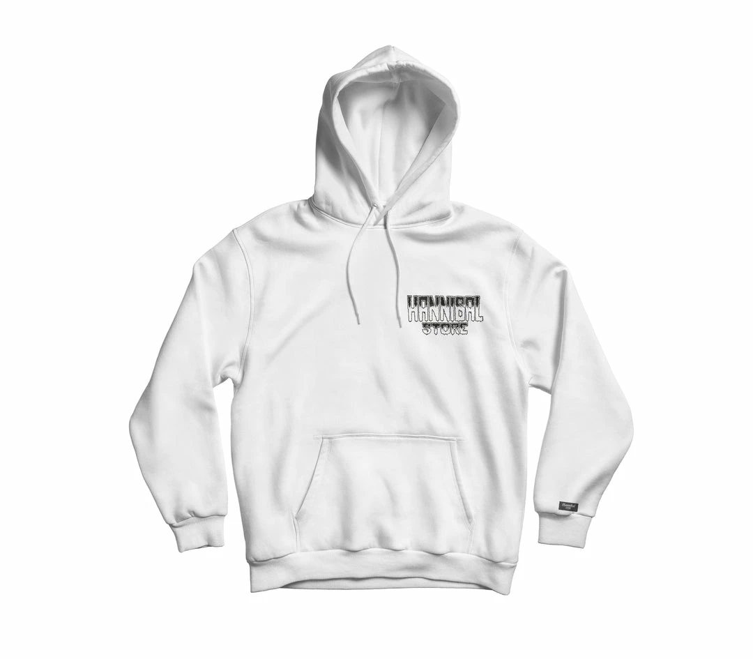HANNIBAL STORE DESTROY HOODIE WHITE HANNIBAL SPECIALS 4 HANNIBAL STORE DESTROY HOODIE WHITE HANNIBAL SPECIALS