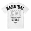 HANNIBAL STORE 16th ANNIVERSARY T-SHIRT WHITE 2 HANNIBAL STORE 16th ANNIVERSARY T-SHIRT WHITE