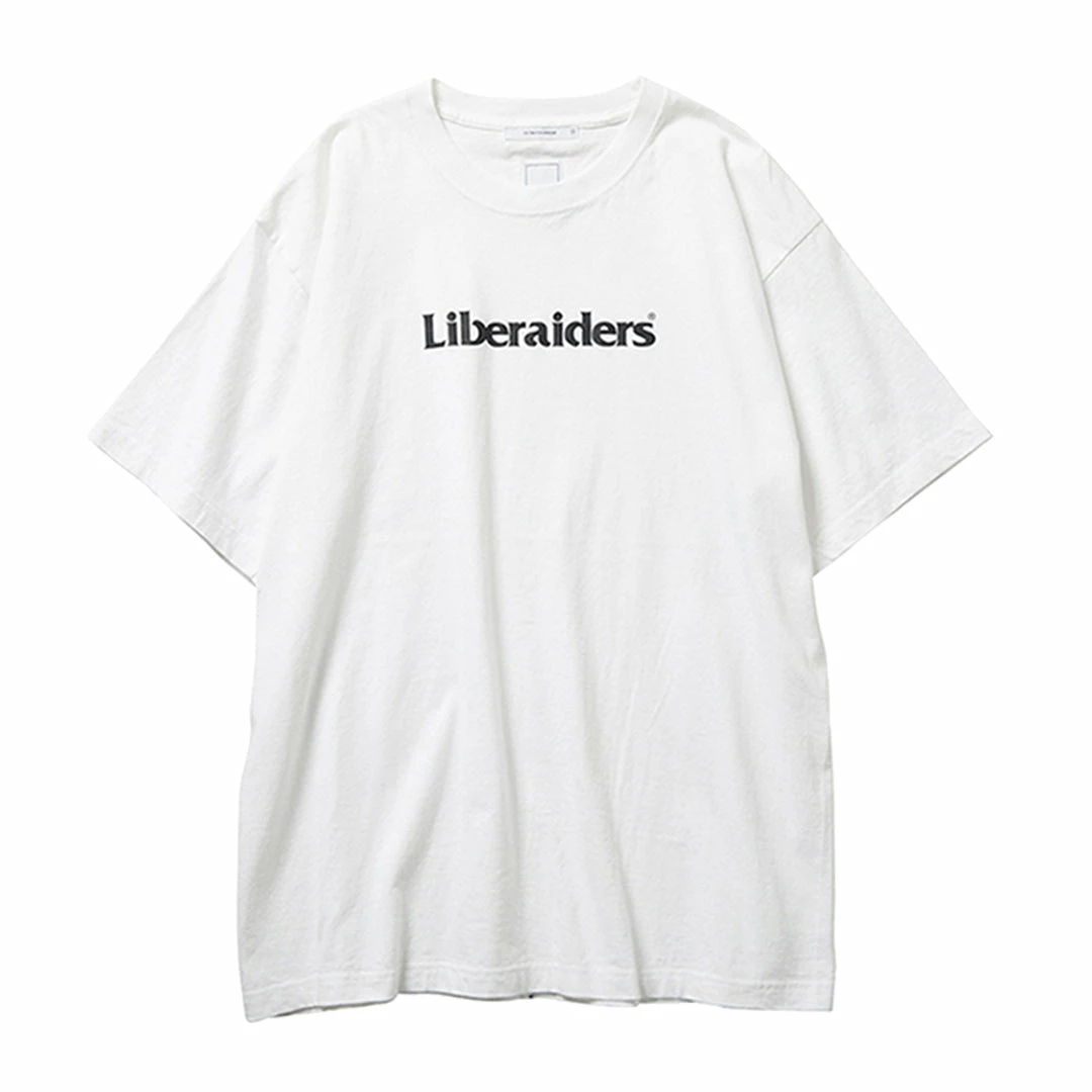 LIBERAIDERS OG LOGO TEE WHITE APPAREL 3 LIBERAIDERS OG LOGO TEE WHITE APPAREL