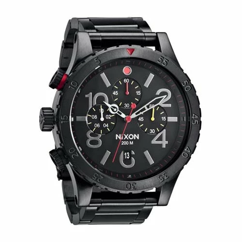 NIXON BASE 48-20 CHRONO ALL BLACK / MULTI 3 NIXON BASE 48-20 CHRONO ALL BLACK / MULTI