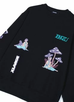 JUNGLESJUNGLES APPAREL JUNGLES JUNGLES PARADISO SWEATER BLACK