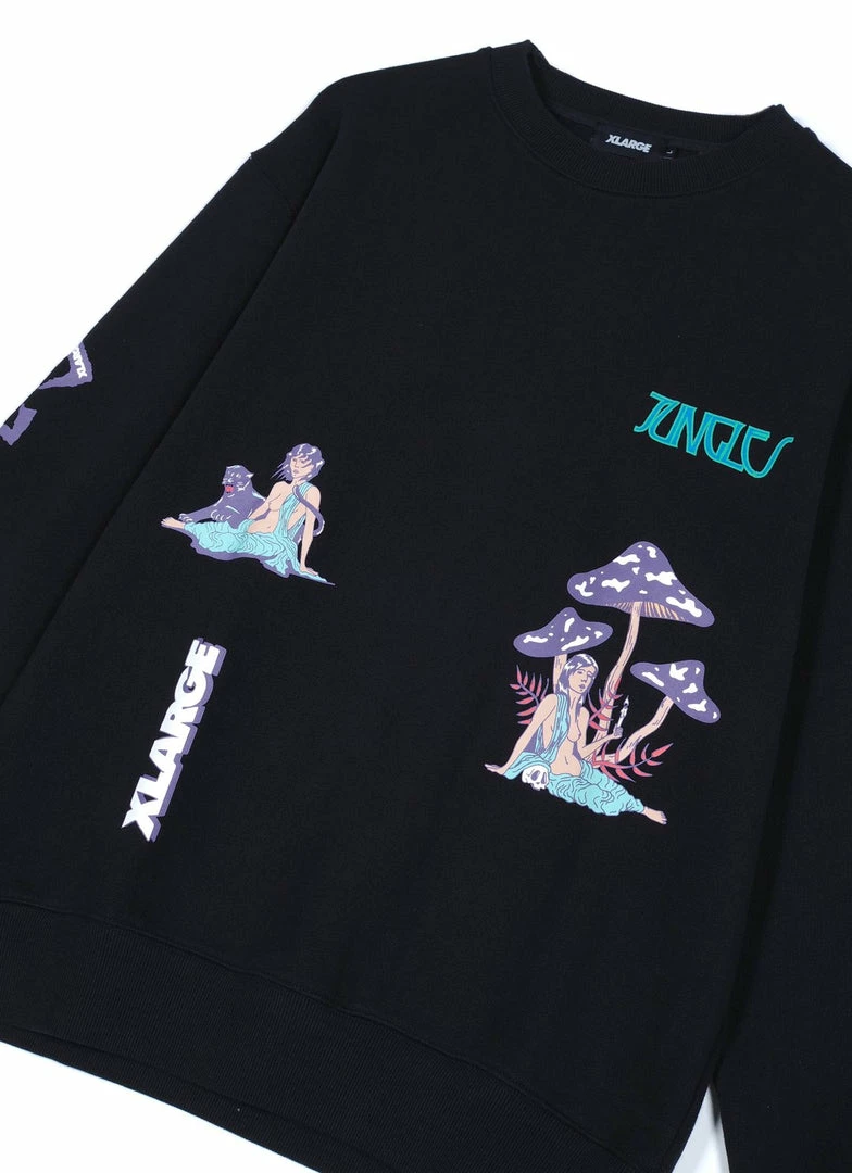 JUNGLESJUNGLES APPAREL JUNGLES JUNGLES PARADISO SWEATER BLACK 4 JUNGLESJUNGLES APPAREL JUNGLES JUNGLES PARADISO SWEATER BLACK