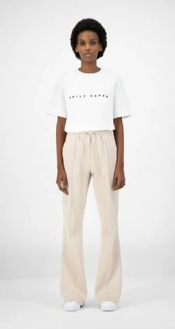 APPAREL DAILY PAPER BEIGE ETAPE FLARE PANTS