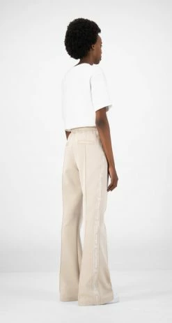 APPAREL DAILY PAPER BEIGE ETAPE FLARE PANTS 10 APPAREL DAILY PAPER BEIGE ETAPE FLARE PANTS