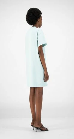 DAILY PAPER PASTEL TURQUOISE DERIB DRESS APPAREL 10 DAILY PAPER PASTEL TURQUOISE DERIB DRESS APPAREL