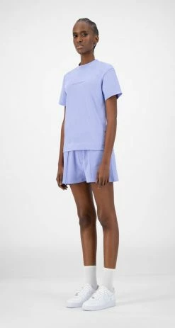 DAILY PAPER ESTAN T-SHIRT JACARANDA PURPLE APPAREL 9 DAILY PAPER ESTAN T-SHIRT JACARANDA PURPLE APPAREL
