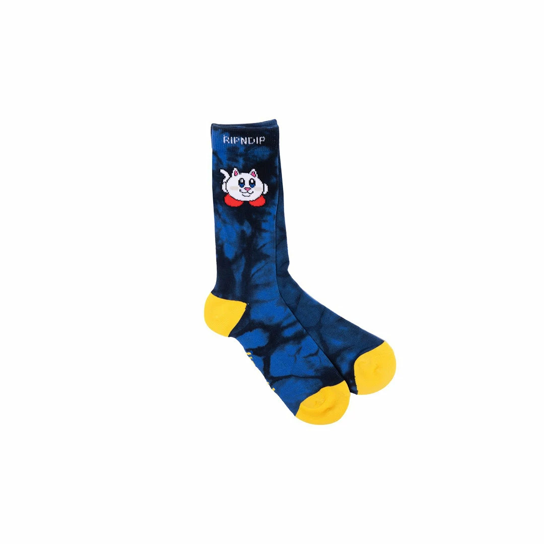 ACCESSORIES RIPNDIP NERMBY SOCKS BLUE LIGHTNING 3 ACCESSORIES RIPNDIP NERMBY SOCKS BLUE LIGHTNING