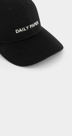 NEW ARRIVALS DAILY PAPER BLACK E - CAP