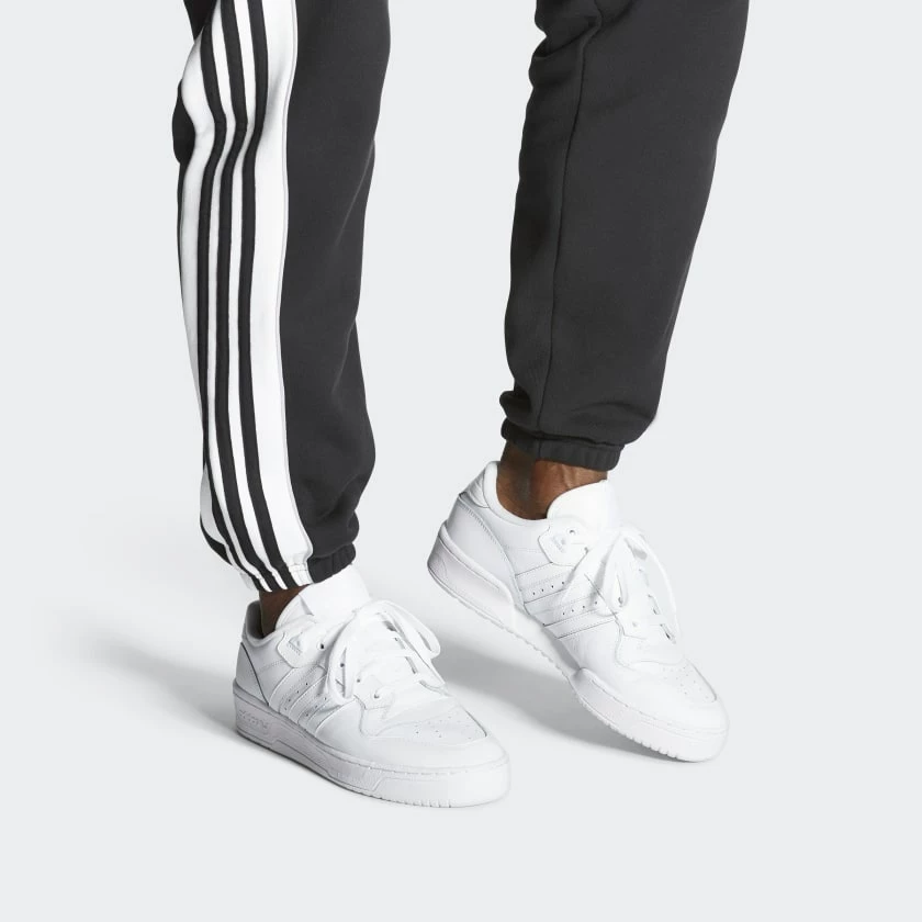 ADIDAS RIVALRY LOW WHITE 9 ADIDAS RIVALRY LOW WHITE
