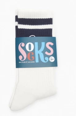 ACCESSORIES PARRA 2 TONE SOCKS BLUE