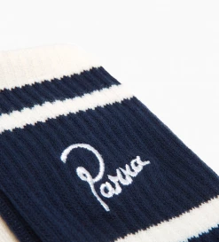 ACCESSORIES PARRA 2 TONE SOCKS BLUE 7 ACCESSORIES PARRA 2 TONE SOCKS BLUE