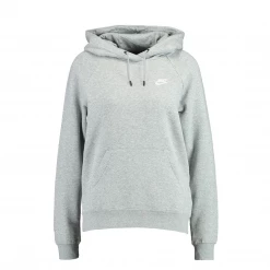 NIKE W SPORTSWEAR ESSENTIAL HOODIE GRAY