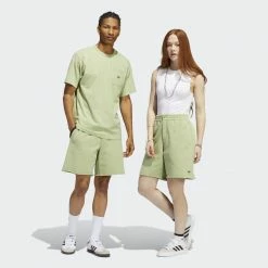 ADIDAS SHORT HEAVYWEIGHT SHMOOFOIL - MAGIC LIME / SHADOW NAVY NEW ARRIVALS 12 ADIDAS SHORT HEAVYWEIGHT SHMOOFOIL - MAGIC LIME / SHADOW NAVY NEW ARRIVALS