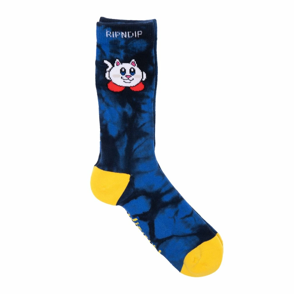 ACCESSORIES RIPNDIP NERMBY SOCKS BLUE LIGHTNING 4 ACCESSORIES RIPNDIP NERMBY SOCKS BLUE LIGHTNING