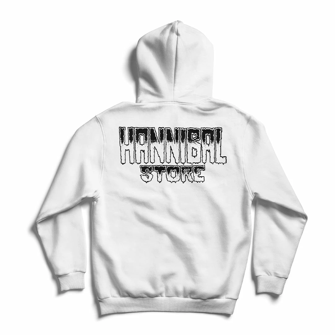 HANNIBAL STORE DESTROY HOODIE WHITE HANNIBAL SPECIALS 3 HANNIBAL STORE DESTROY HOODIE WHITE HANNIBAL SPECIALS