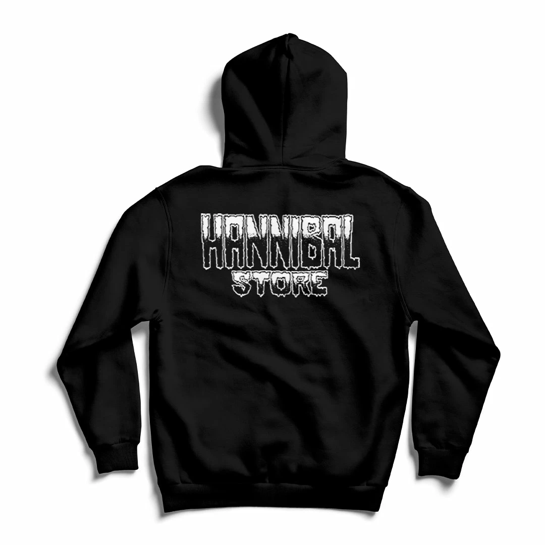 HANNIBAL STORE DESTROY HOODIE BLACK HANNIBAL SPECIALS 3 HANNIBAL STORE DESTROY HOODIE BLACK HANNIBAL SPECIALS