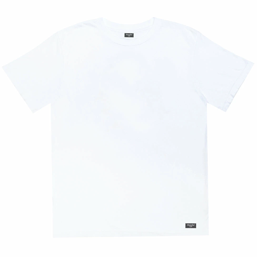 HANNIBAL STORE "PREMIUM BASIC TEE" WHITE 3 HANNIBAL STORE "PREMIUM BASIC TEE" WHITE