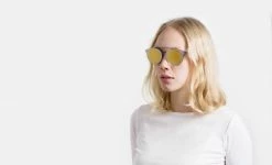 RETROSUPERFUTURE DUO LENS GIAGUARO GOLD SILVER