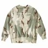 United Standard APPAREL UNTED STANDARD LOGO CAMO CREW SWEAT