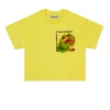 DREAMLAND SYNDICATE URBAN GARDENING CROPPED T-SHIRT YELLOW 1 DREAMLAND SYNDICATE URBAN GARDENING CROPPED T-SHIRT YELLOW