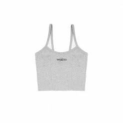 WASTED PARIS TOP TANK UMA ASH GREY APPAREL