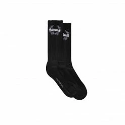 Wastedparis WASTED PARIS COLUMBIA BRIDGE SOCKS BLACK ACCESSORIES