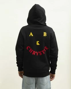 APPAREL CHRYSTIE NYC A&B SMILE LOGO HOODIE BLACK 11 APPAREL CHRYSTIE NYC A&B SMILE LOGO HOODIE BLACK
