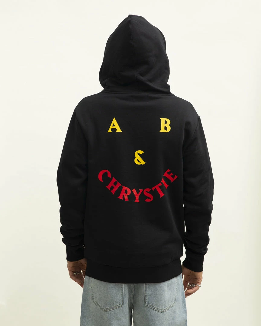 APPAREL CHRYSTIE NYC A&B SMILE LOGO HOODIE BLACK 7 APPAREL CHRYSTIE NYC A&B SMILE LOGO HOODIE BLACK