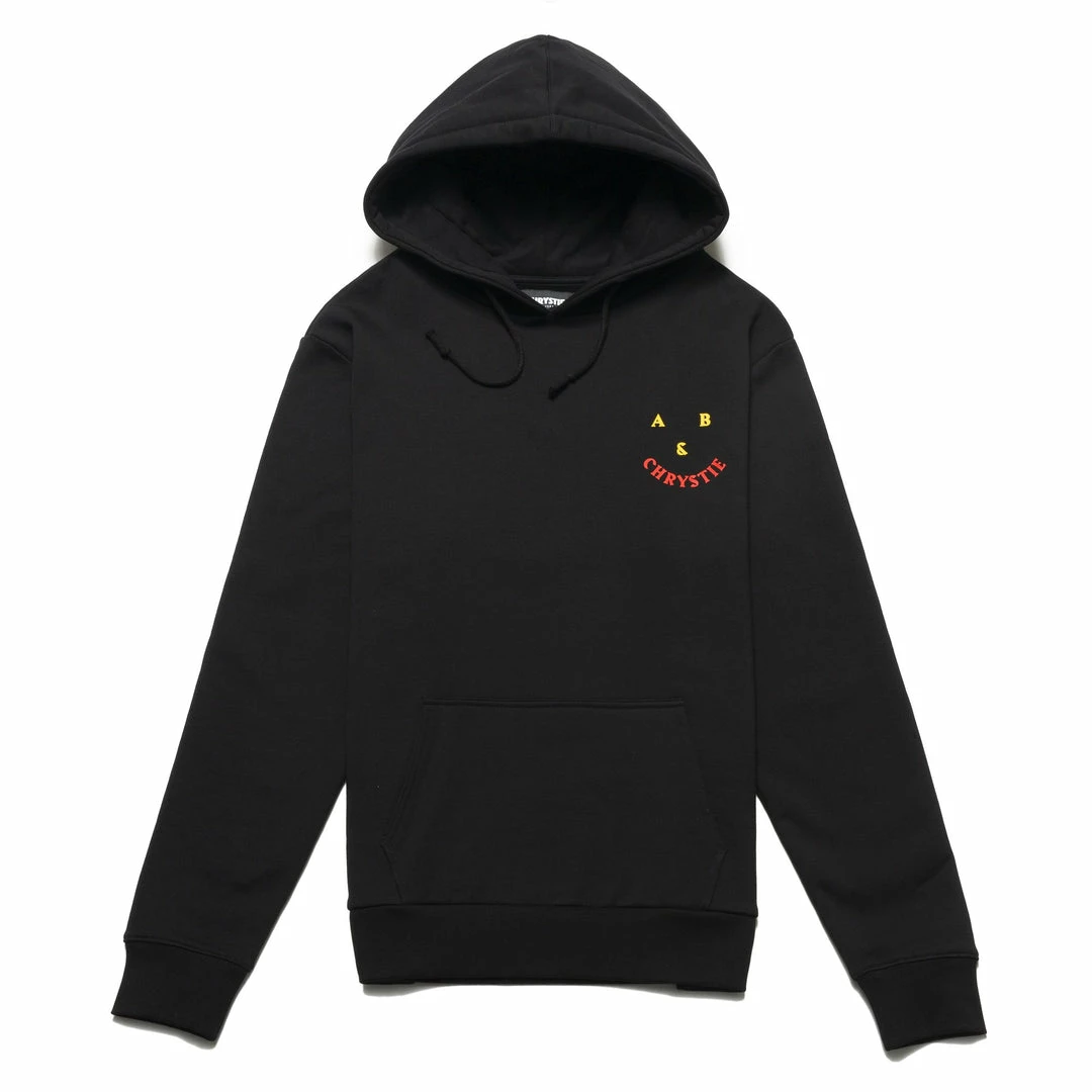 APPAREL CHRYSTIE NYC A&B SMILE LOGO HOODIE BLACK 4 APPAREL CHRYSTIE NYC A&B SMILE LOGO HOODIE BLACK