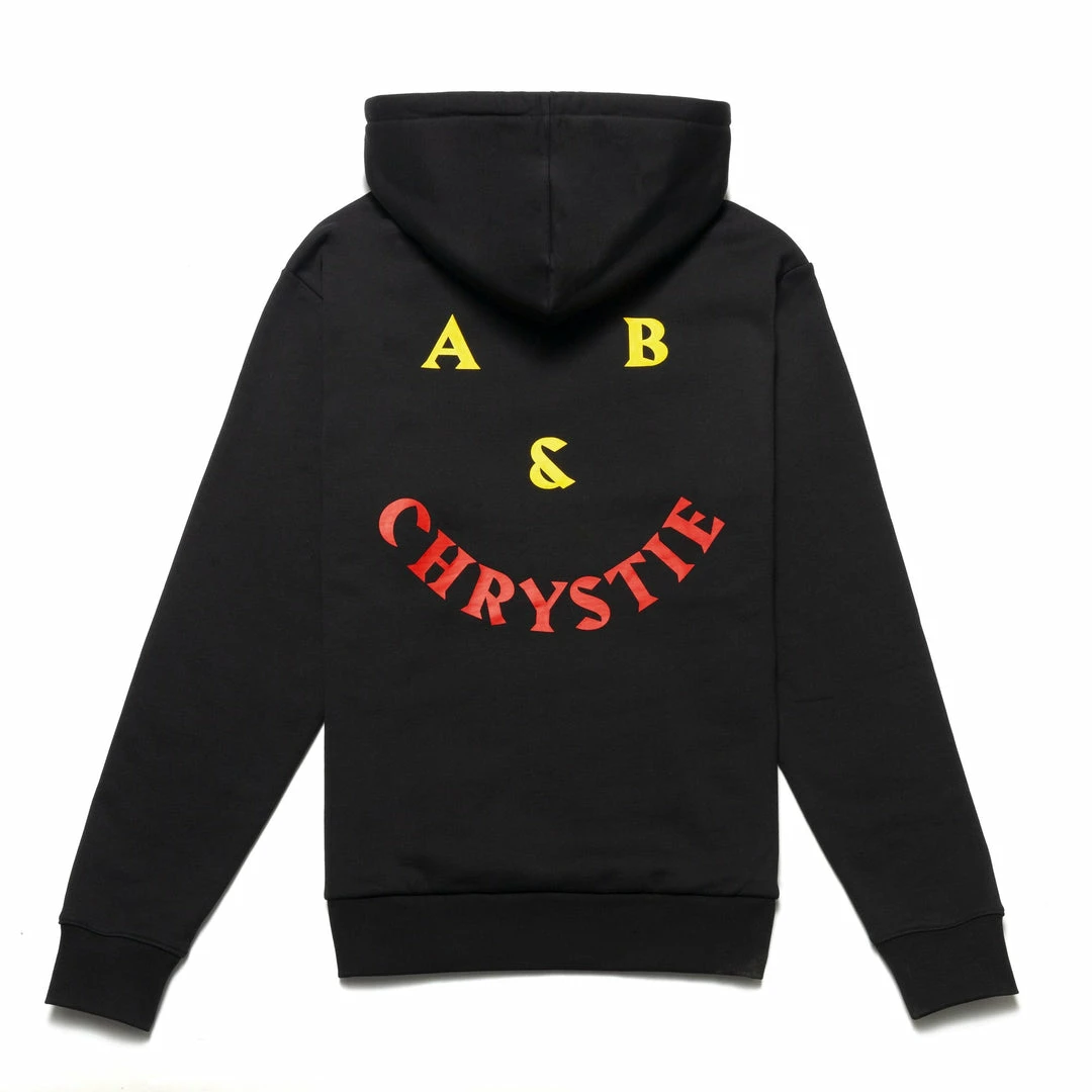 APPAREL CHRYSTIE NYC A&B SMILE LOGO HOODIE BLACK 3 APPAREL CHRYSTIE NYC A&B SMILE LOGO HOODIE BLACK