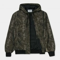 CARHARTT ACTIVE JACKET CAMO TREE GREEN APPAREL