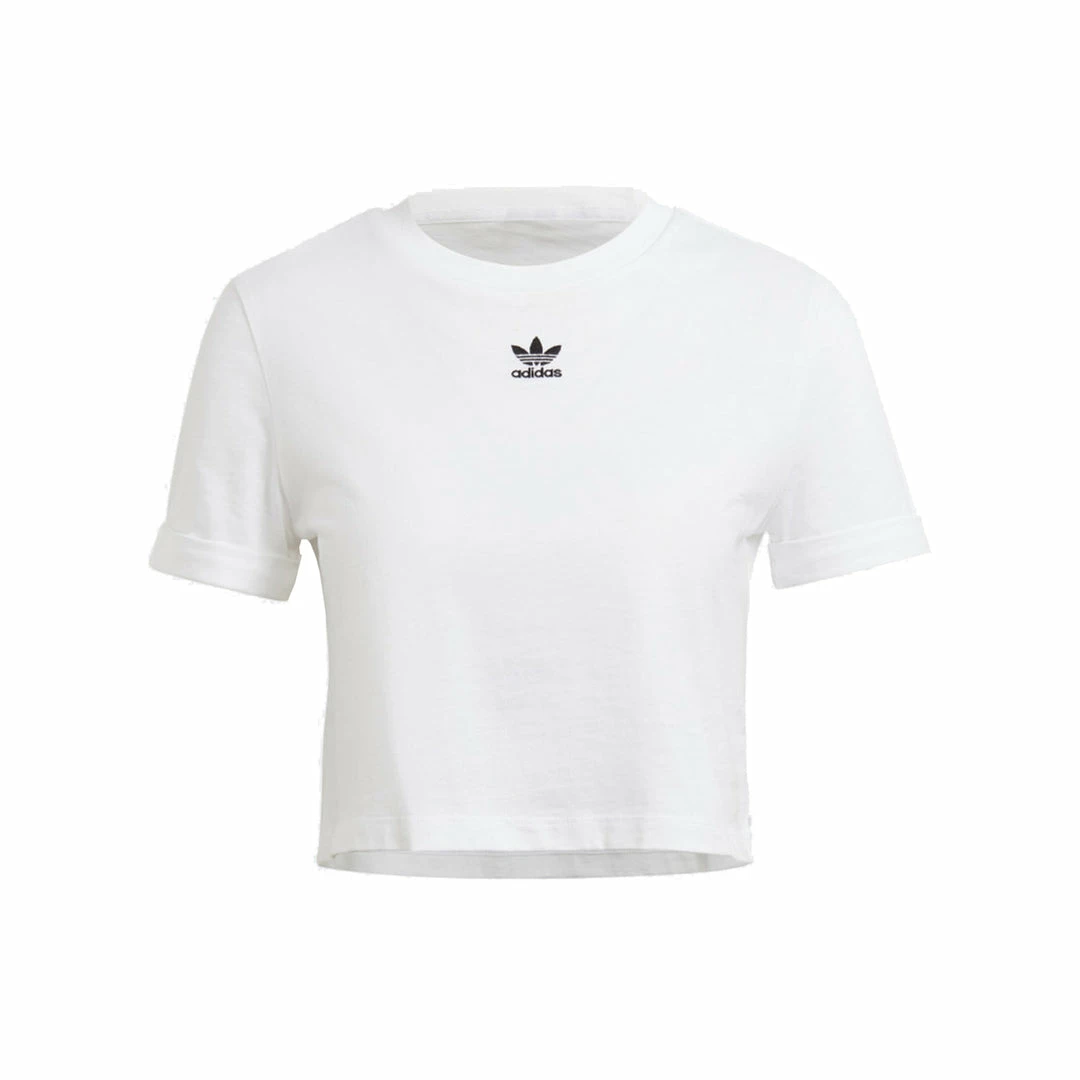 ADIDAS ADICOLOR CLASSICS ROLL-UP SLEEVE CROP W 3 ADIDAS ADICOLOR CLASSICS ROLL-UP SLEEVE CROP W
