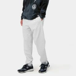 CARHARTT POCKET SWEAT PANT - ASH HEATER NEW ARRIVALS